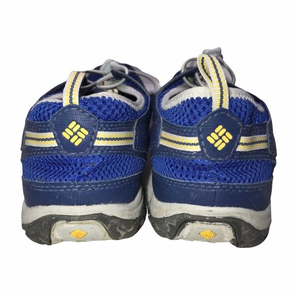 Columbia Windsor Soaker Blue Outdoor Mesh Water Hiking Shoes Boy's 6 - Picture 6 of 9